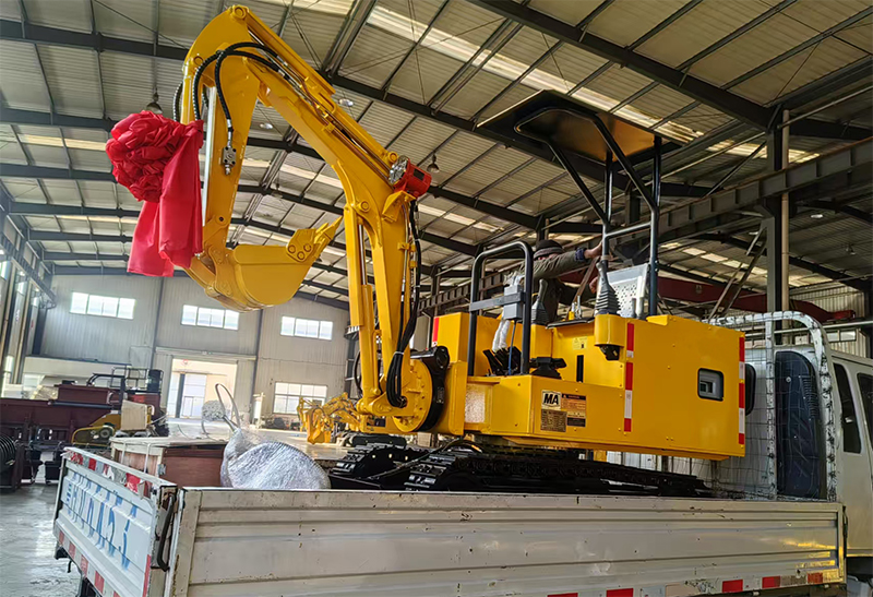 熱銷！又一臺(tái)礦用挖掘機(jī)裝車(chē)發(fā)貨！